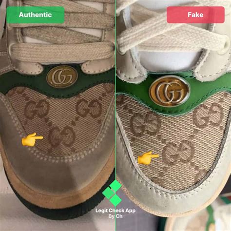 fake gucci gazelle|how to tell gucci sneakers.